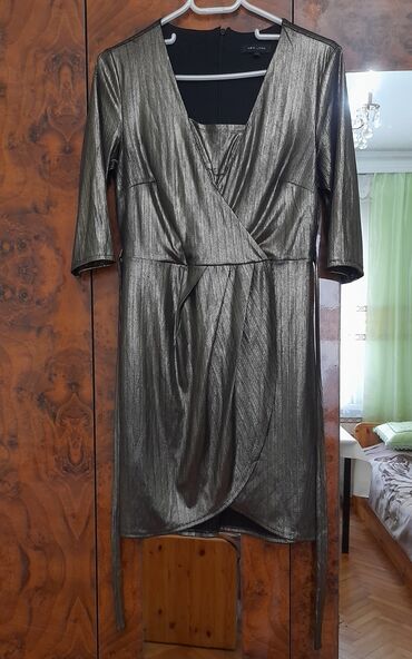 платья на прокат баку: Вечернее платье, Миди, New Look, L (EU 40)