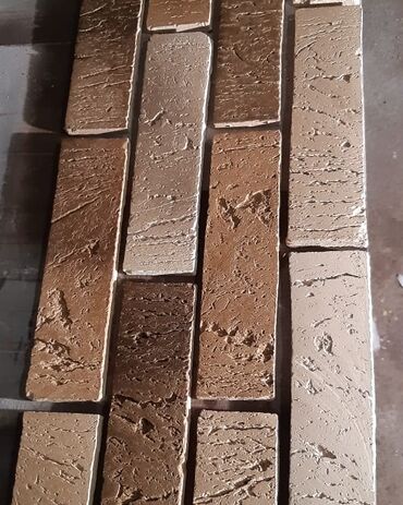 Digər bitirmə materialları: Kabançik fasad kərpiç Ağ və qəhvəyi tonlarda dekorativ kərpic-panellər — 21