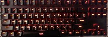 hyperx pulsefire haste wireless: Клавиатура, HyperX, Механическая, Проводное подключение, Размер: 80% — 2
