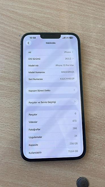 iphone 13 pro max irşad: IPhone 13 Pro Max, 256 GB, Face ID — 1