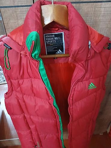 Kişi geyimləri: Jilet, Adidas, M, rəng - Qırmızı — 1
