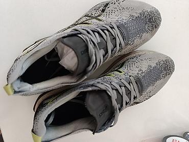 триколор: Мужские кроссовки, 45, Asics, Б/у, цвет - Серый, Самовывоз — 1