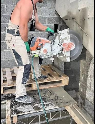 Beton işləri: Beton kəsən və deşən xidməti Beton kesimi beton kesen beton deşen — 3