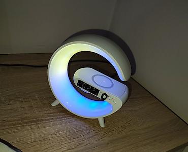 kupujem tablet: Google G Lampa - blutut zvucnik - sat - wireless punjač za telefone — 1