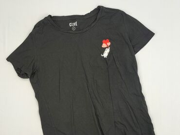 koszulka sześciopak: Cleve, T-shirt damski, rozmiar L