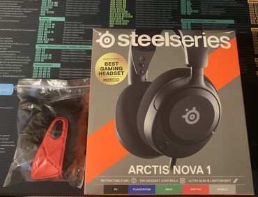 Səsgücləndiricilər, qulaqlıqlar və mikrofonlar: SteelSeries Arctis Nova 1 (Наушники/Qulaqlıq/Headset). В пользовании — 2