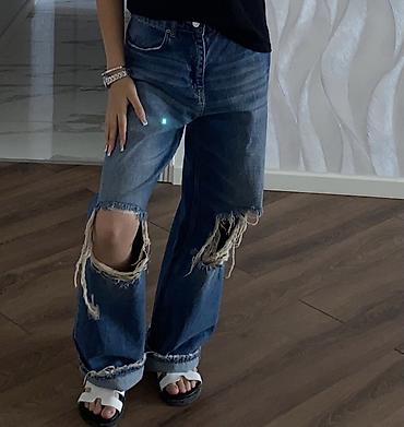 Kişi geyimləri: Trendyolmilla cins şalvar, yeni, 34 beden — 4