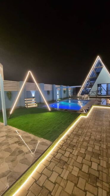 Bağ evlərinin satışı: Qəbələnin Vəndam qəsəbəsində, 7 Gözəl şəlaləsinin yanında yeni — 7