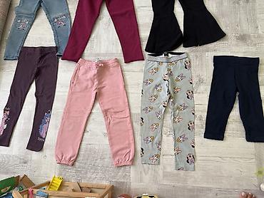 termo farmerice: Paket garderobe za devojcicu velicina 4,ocuvano Zara,Beba — 7