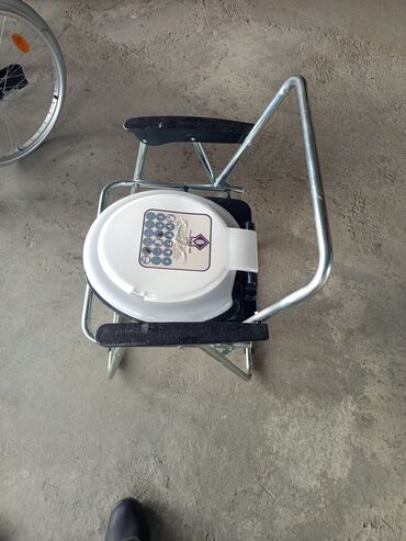 Xəstələr üçün unitazlar: Meyra əlil arabası - Brend: MEYRA - Rəng: qara oturacaq və arxalıq — 7