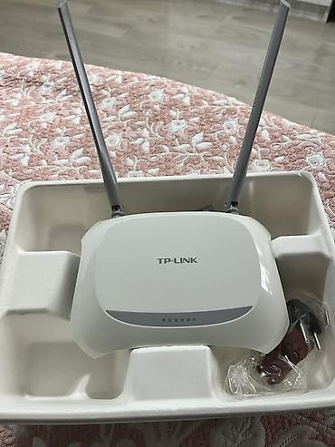 modio m19 tablet: TP-Link simsiz Wi‑Fi router - İki güclü xarici antenna – ev və ofisdə — 1