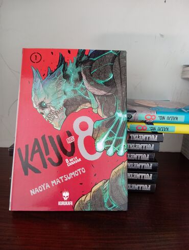 kitab oxu: Kai̇ju no.8,türkçə 1-3.Ci̇ltlər