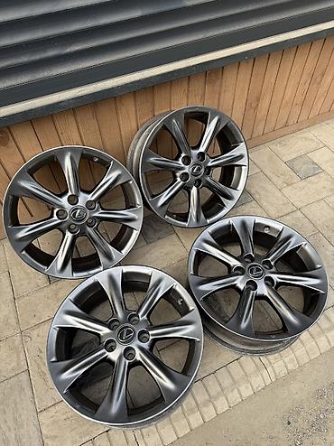 Диски: Литые Диски R 18 Lexus, Комплект, отверстий - 5, Б/у — 9