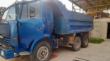 Аренда самосвала: КАМАЗ самосвал, синий, колесная формула 6x4. Основные характеристики — 2