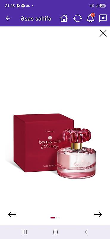 pure touch parfüm: Faberlic Beauty Cafe Cherry – Eau de Parfum, 50 ml - Qoxu konsepti — 1