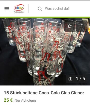 Čaše: Case nove Coca Cola vintaz Namacke. Komada. 6 — 7