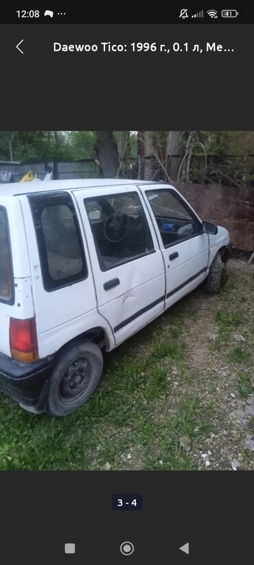 Daewoo: Daewoo Tico: 1996 г., 0.8 л, Механика, Бензин, Седан
