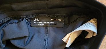 nike tech flecce: Мужские брюки, M, Under Armour, Б/у, цвет - Черный, Платная доставка, Самовывоз — 2