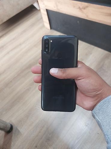 note 8 plata: Samsung Galaxy A11, 32 GB, rəng - Qara, Barmaq izi — 1