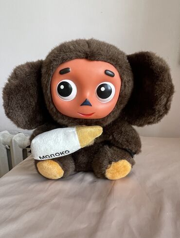 мягкая игрушка пикачу: 🧸 Чебурашка с молочком (плюшевая игрушка) Продаю большого Чебурашку