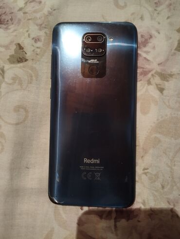 elif toster qiymeti: Redmi 9, 64 GB, rəng - Göy, Barmaq izi
