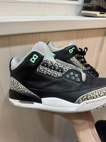 Кроссовки и спортивная обувь: Продаю б/у джордан 3 ОРИГИНАЛ ОРИГИНАЛ размер 43 без стелек шнурки — 7