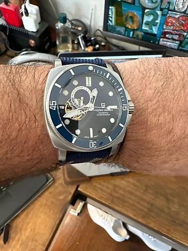 Ručni satovi: PAGANI DESIGN PD-1736 -Plava- Seiko Automatic mehanizam Potpuno nov — 2