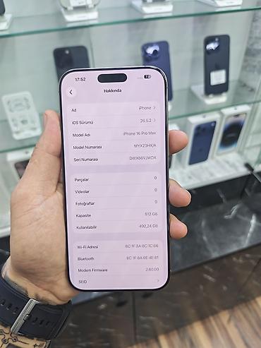 apple ipad 9: IPhone 16 Pro Max, 512 GB, Desert Titanium, Zəmanət, Simsiz şarj, Face ID — 3