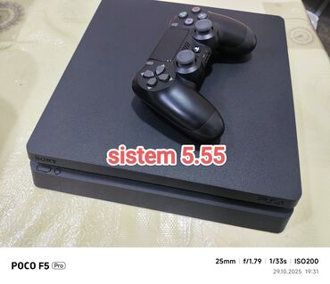 havalandırma sistemi: Playstation 4 slim 500 gb yaddas sistem 5.55 ve 1 eded orginal ideal