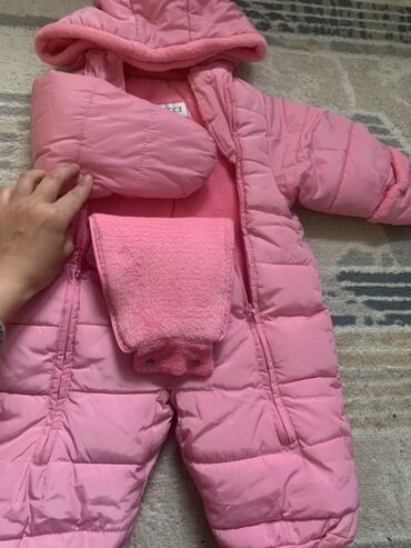 комбинезон детский осенний: Детский зимний комбинезон-конверт GUCCI, розовый. - Теплый