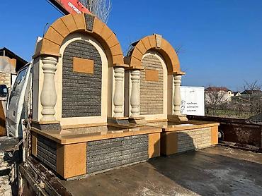 Fəvvarələr: Dekorativ daş bulaq – həyət və bağ sahələri üçün - Material — 2