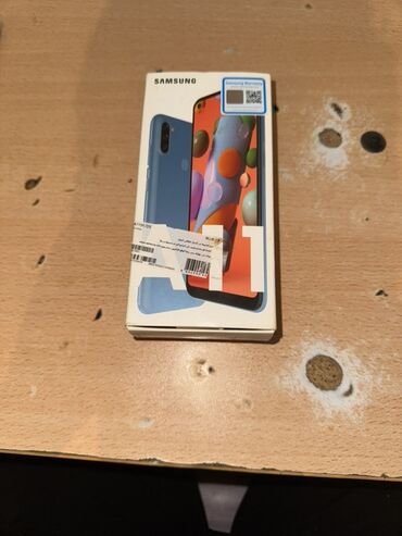 ayfon 6 x: Samsung Galaxy A11, 32 GB, rəng - Göy, Barmaq izi, Face ID