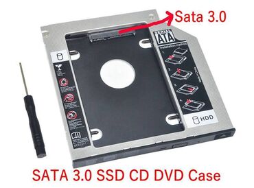 программное обеспечение компьютера: External case-кронштейн Сaddy (9.5mm, пластик, Black) ODD 9.5mm SATA