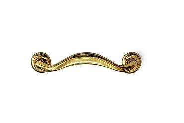 Qızılı rəngdə dekorativ mebel/qapı tutacağı - Material: metal, yüksək