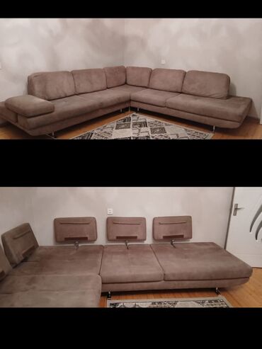 Divan və kreslo dəstləri: Künc divan, İşlənmiş, Açılmayan, Bazasız