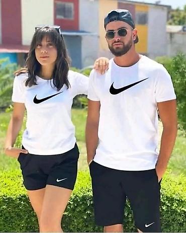 kacket nike: Nike komplet za nju i njega. Majica i šorc ženski i muški modeli. - — 1