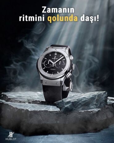 хочу купить часы: Qol saatı, Hublot, rəng - Qara