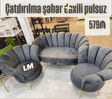 Divan və kreslo dəstləri: Yeni, Divan, 2 kreslo
