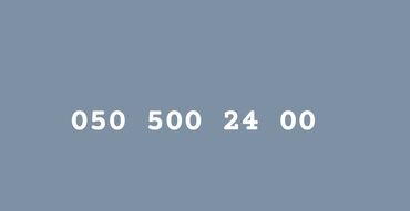Nömrə: ( 050 ) ( 5002400 ), Yeni