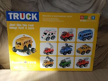 Оюнчуктар: Набор игрушечных машинок Assemble Toys TRUCK (STEM) - Тематический — 2