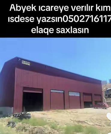 icare playstation: Icarəyə təklif olunur: iriölçülü zavod/anbar tipli sənaye obyektı — 1