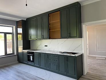 silver kitchen: Комплект офисной мебели, Новый, Шкаф, В рассрочку, МДФ, цвет - Зеленый — 6