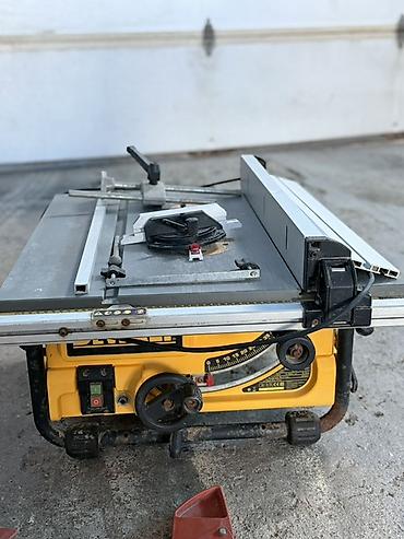 taxda: Məhsul: DeWALT stolüstü dairəvi mişar (table saw) Təsvir: - Güclü — 3