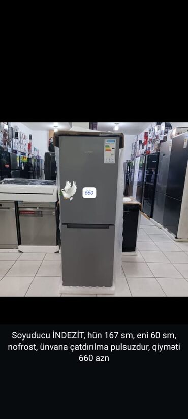 xaladelnik ehtiyat hisseleri: Новый 2 двери Indesit Холодильник Продажа