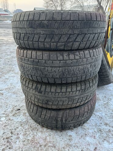 Шины: Шины 195 / 65 / R 15, Зима, Б/у, Комплект, Легковые, Япония, Bridgestone