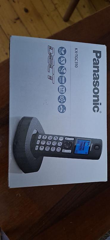panasonic telefon: Panasonic KX-TGC310 simsiz DECT ev/ofis telefonu Xüsusiyyətlər: - — 3