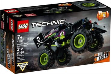 monster truck игрушка: Lego Technic 42118 Monster Jam Grave Digger рекомендованный возраст