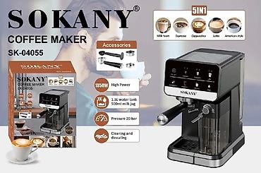 clean: Кофеварка/эспрессо-машина SOKANY SK-04055 - 5-в-1: молочная пена — 1