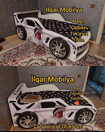Yeni, Sifariş ilə, Maşın-çarpayı, Matrassız, Siyirməsiz