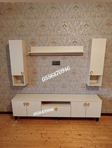 Sifarişlə TV stendlər: Siyirməli, Polkalı, Sadə laminat, Azərbaycan, Zəmanətli, Kredit yoxdur — 7